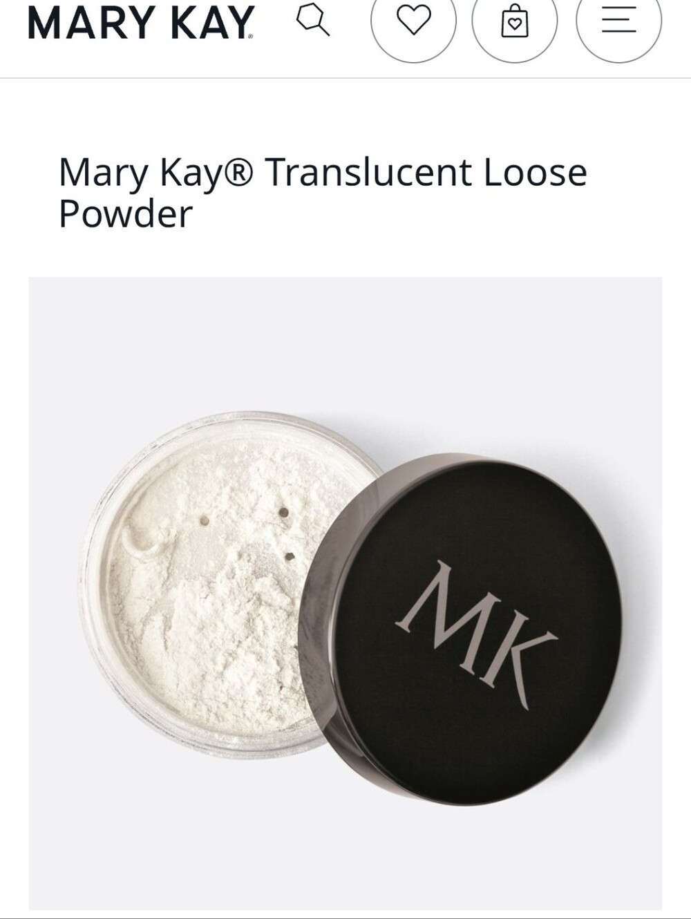 Mary Kay 🖤 Translucent Loose Setting Powder